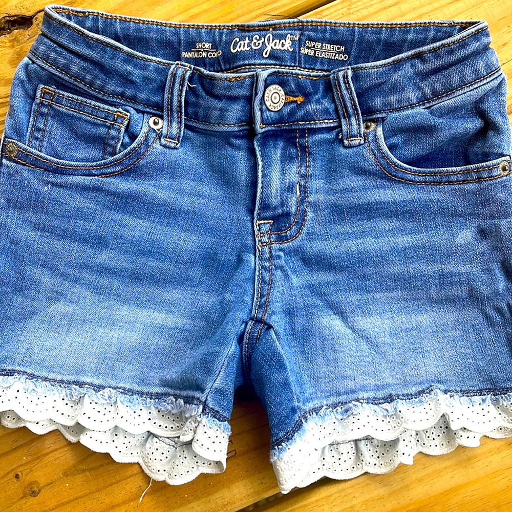 Super Stretch Shorts | Girls M 7/8 | cat & jack